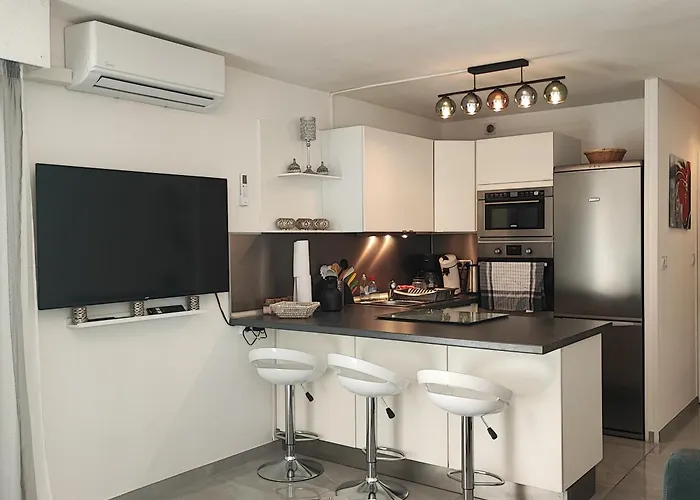 شقة Studio Cosy, Centre Port, Piscine, Proche Plage